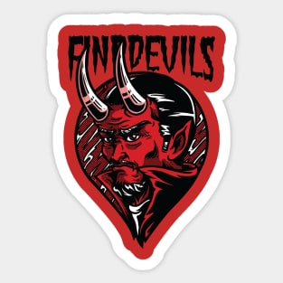 Find Devils Sticker